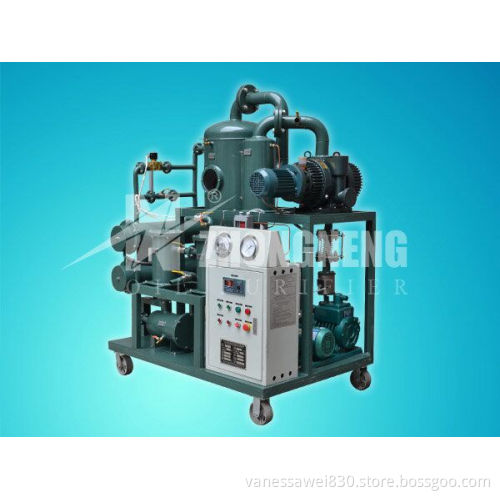 Double-Stage Highly Effective Vacuum Insulating Oil Purifier Series ZYD